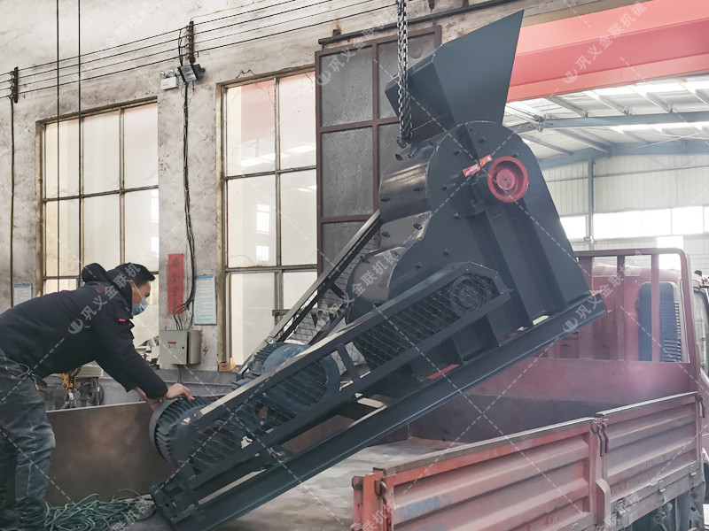 SCF600*600雙級粉碎機(jī)發(fā)貨圖片_發(fā)往山東_破碎電石渣